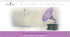 Desktop Screenshot of gloriawestmusic.com